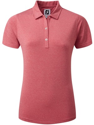 FootJoy Ladies Heather Self Collar Lisle Polo Shirt