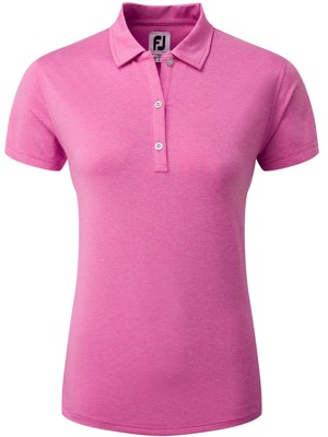 FootJoy Ladies Heather Self Collar Lisle Polo Shirt