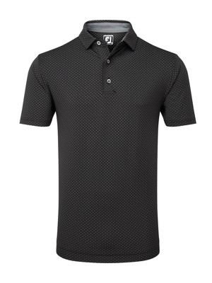 FootJoy Mens Stretch Lisle Dot Print Polo Shirt