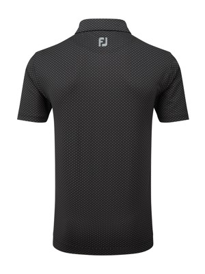 FootJoy Mens Stretch Lisle Dot Print Polo Shirt