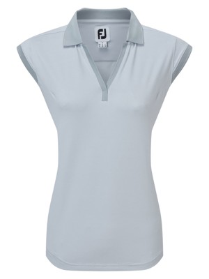 FootJoy Ladies End on End Striped Lisle Polo Shirt