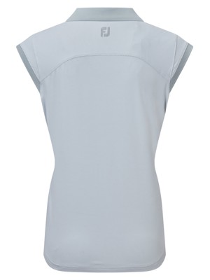 FootJoy Ladies End on End Striped Lisle Polo Shirt