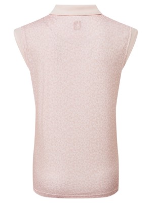 FootJoy Ladies Cap Sleeve Print Interlock Polo Shirt