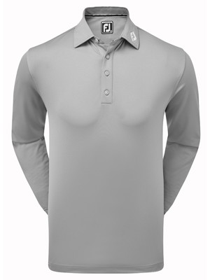 FootJoy Mens Long Sleeve Thermolite Smooth Pique Polo Shirt