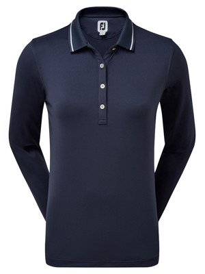 FootJoy Ladies Thermal Jersey Long Sleeve Polo Shirt
