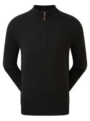 FootJoy Mens Wool Blend Half-Zip Pullover