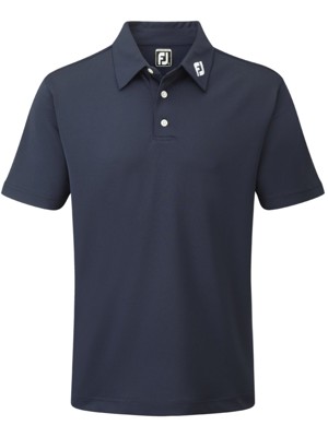 FootJoy Mens Stretch Pique Solid Colour Athletic Fit Polo Shirt
