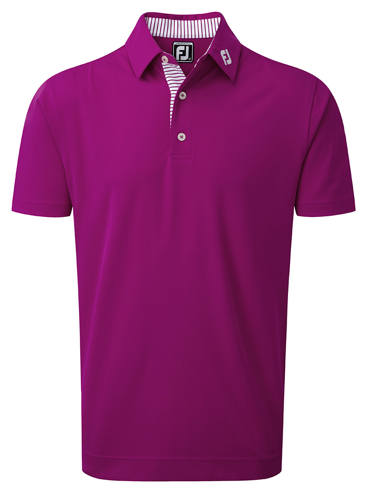 Footjoy Mens Smooth Pique Polo Shirt Golfonline