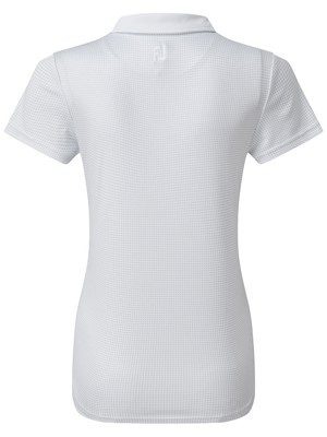 FootJoy Ladies Cap Sleeve Micro Interlock Dot Print Polo Shirt