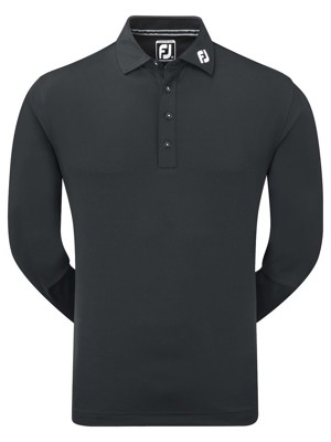 FootJoy Mens Long Sleeve Thermolite Smooth Pique Polo Shirt