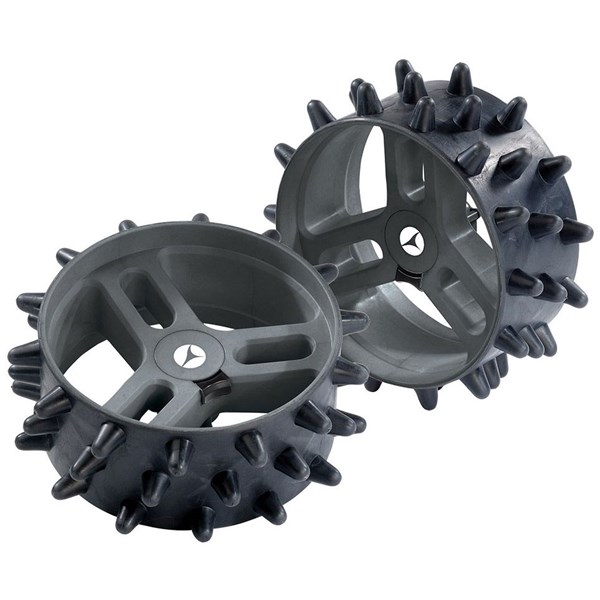 Motocaddy Hedgehog Winter Wheels (Pair) - Compatible with 12v Trolleys