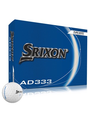 Srixon AD333 Pure White Golf Balls (12 Balls) - Prior Gen