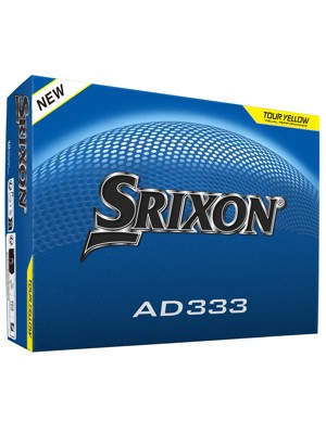 Srixon AD333 Tour Yellow Golf Balls (12 Balls) 2026