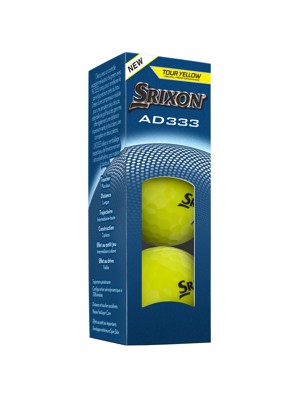 Srixon AD333 Tour Yellow Golf Balls (12 Balls) 2026