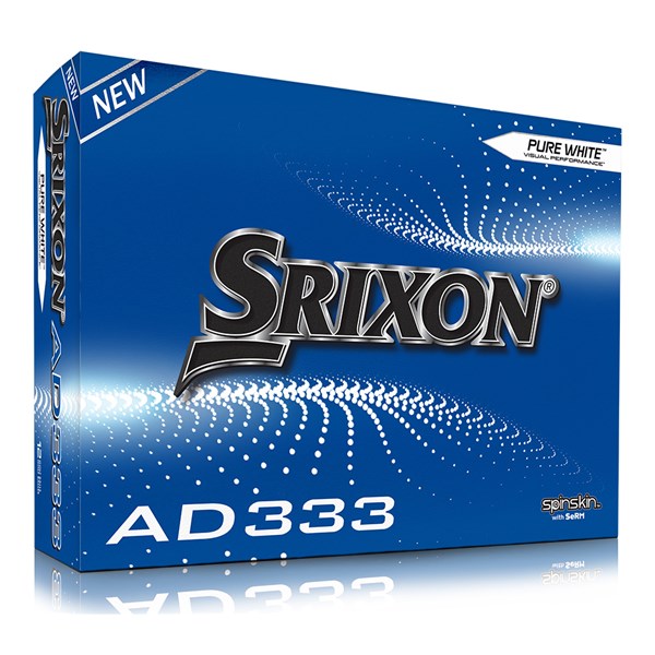 Srixon AD333 White Golf Balls (12 Balls) - 10th Gen