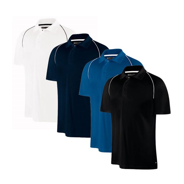 adidas Mens ClimaCool Colour Block Jersey Polo Shirt