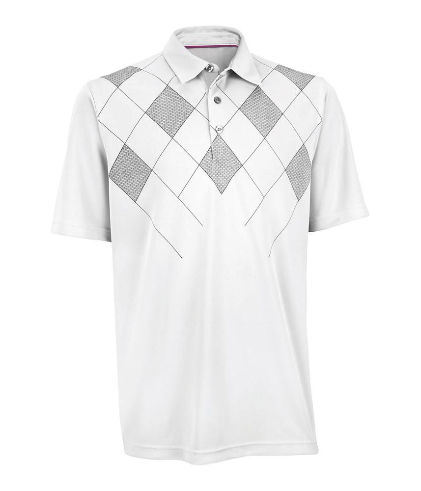 Ashworth Performance Front Panel Print Golf Shirt 2013
