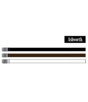 Ashworth Mens Square Cut Leather Belt