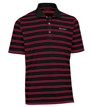 TaylorMade By Ashworth Pique Striped Polo 2012