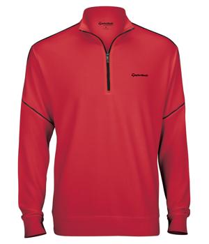 TaylorMade By Ashworth Piped Pullover Sweater