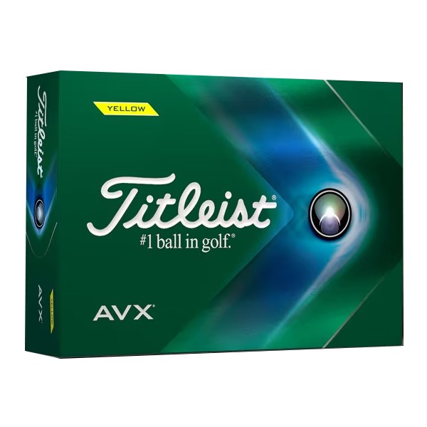 Titleist AVX Yellow Golf Balls (12 Balls) - Prior Gen