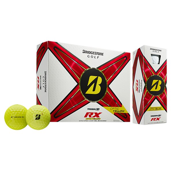 Bridgestone Tour B RX Yellow Golf Balls (12 Balls) 2024
