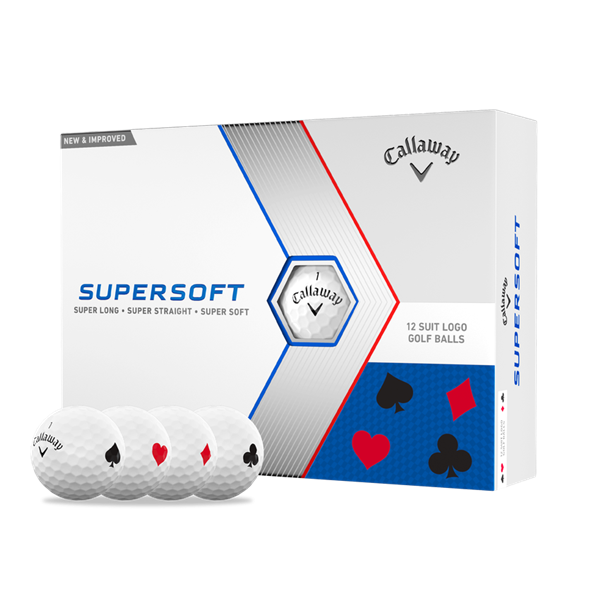Limited Edition - Callaway Supersoft Suits Golf Balls (12 Balls)