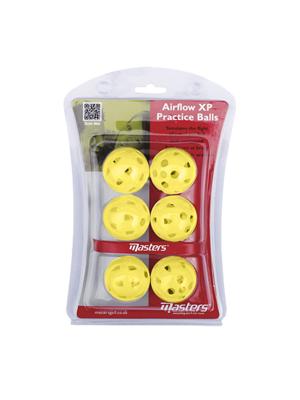Airflow XP Practice Balls In Eco Bag (6 Balls)