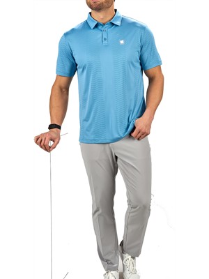 Black Clover Mens Barney Athletic Chilled Luck Polo Shirt