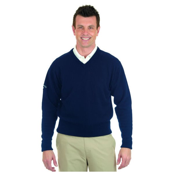 Callaway Mens V Neck Lambswool Sweater Golfonline