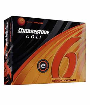 Bridgestone E6 Orange Golf Balls (12 Balls) 2012