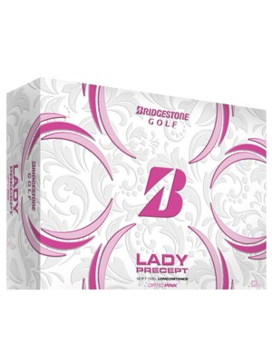 Bridgestone Lady Precept Pink Golf Balls (12 Balls)