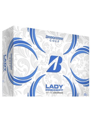 Bridgestone Lady Precept White Golf Balls (12 Balls)