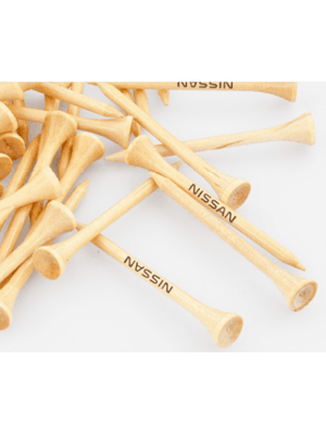 Bumper Printed Wooden Tees (Natural) - Personalised
