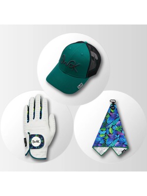 Swak Green Leaves Golf Accessory Bundle