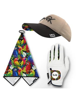 Swak Parrots Golf Accessory Bundle