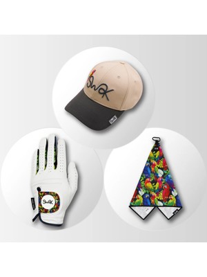 Swak Parrots Golf Accessory Bundle