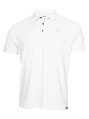 Calvin Klein Mens Metro Liquid Touch Polo Shirt