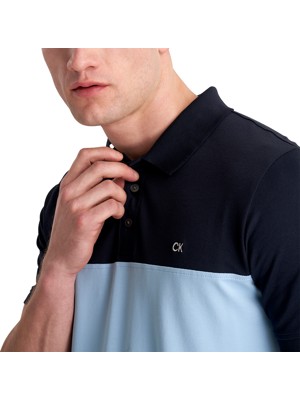 Calvin Klein Mens Colour Block Polo Shirt