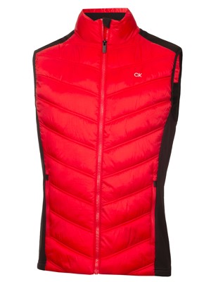 Calvin Klein Mens Frontera Hybrid Gilet - Platinum Collection
