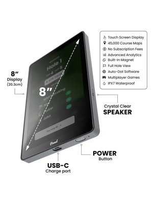 Pinned Golf The Caddie Golf GPS Tablet