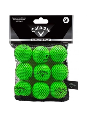 Callaway HX Practice Golf Balls (9 Balls)