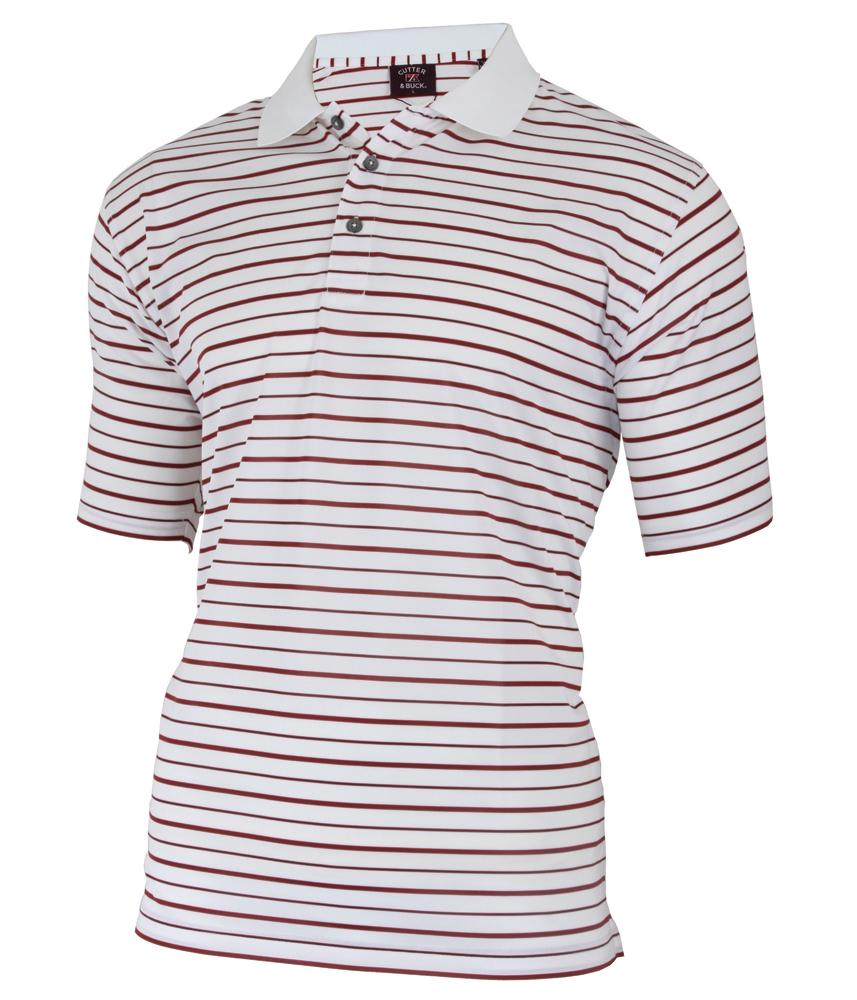 Cutter & Buck Mens Tour Stripe Polo