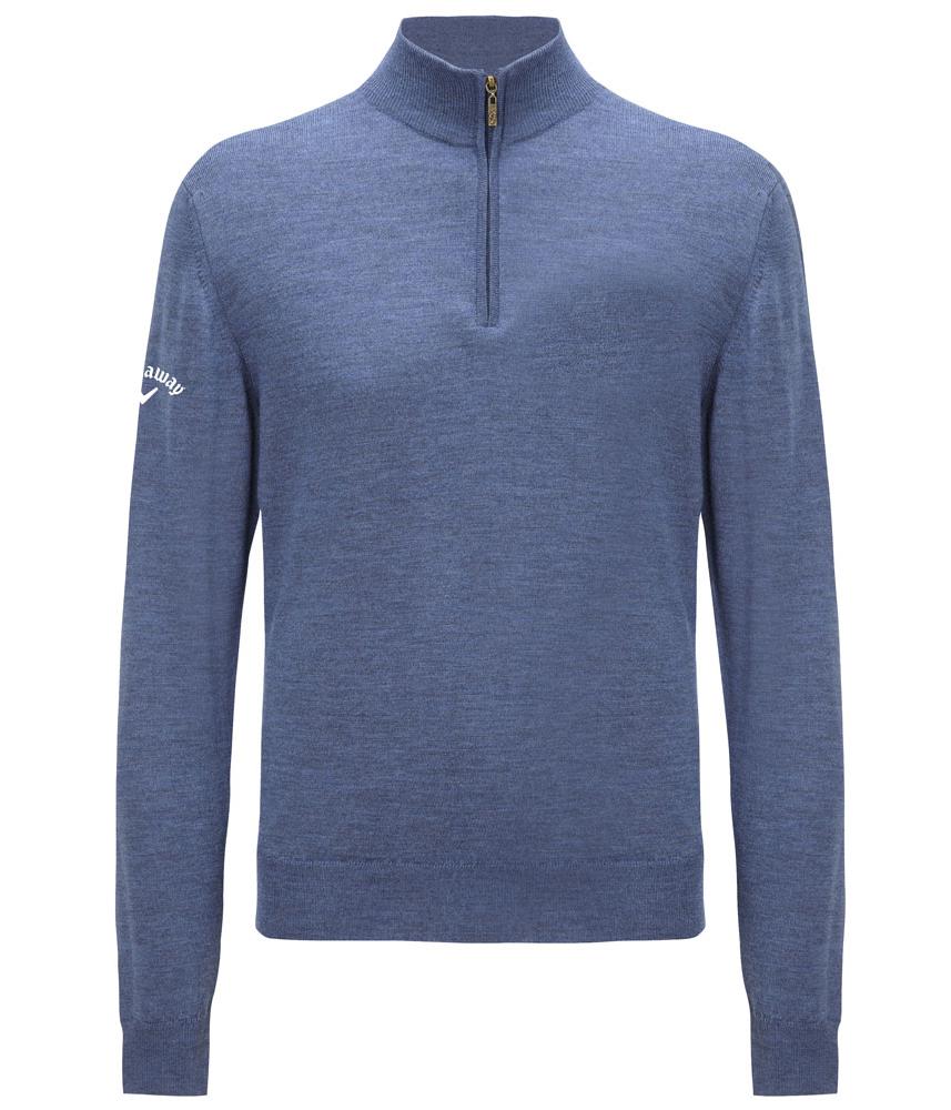 Callaway Mens Merino 1/4 Zip Golf Sweater