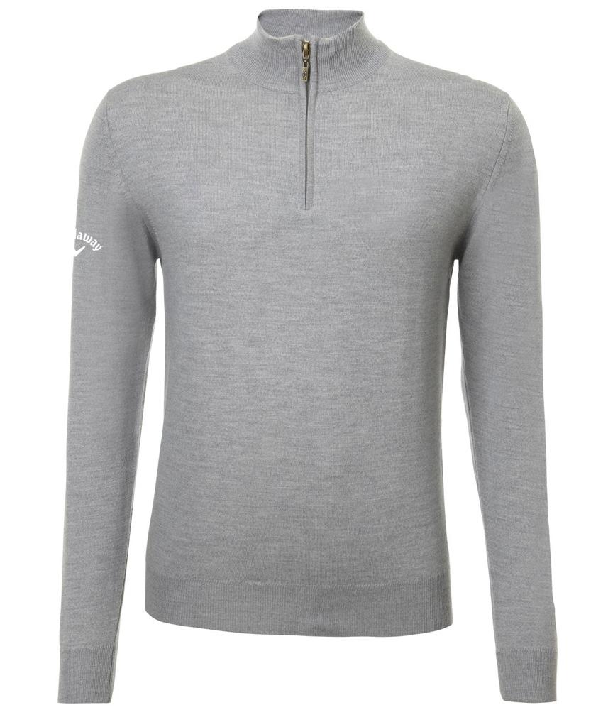 Callaway Mens Merino 1/4 Zip Golf Sweater