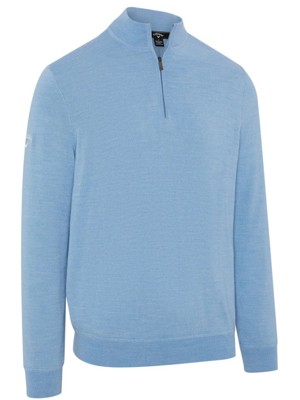 Callaway Mens Windstopper Lined Quarter Zipped Sweater