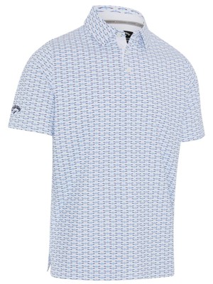 Callaway Mens Albatross Geo Print Polo Shirt - SALE