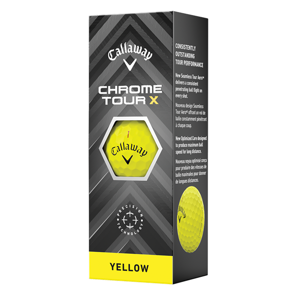 chrome tour x yellow 3 ball 2024