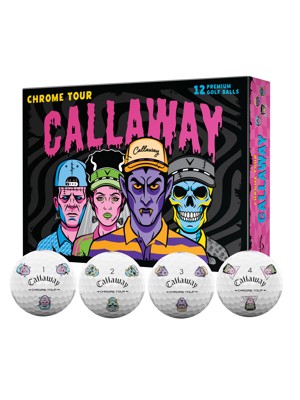 Limited Edition - Callaway Chrome Tour Halloween Golf Balls (12 Balls)