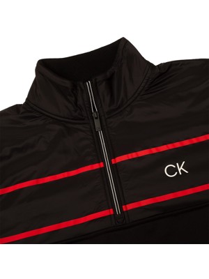 Calvin Klein Mens Harrow Hybrid Half Zip Pullover